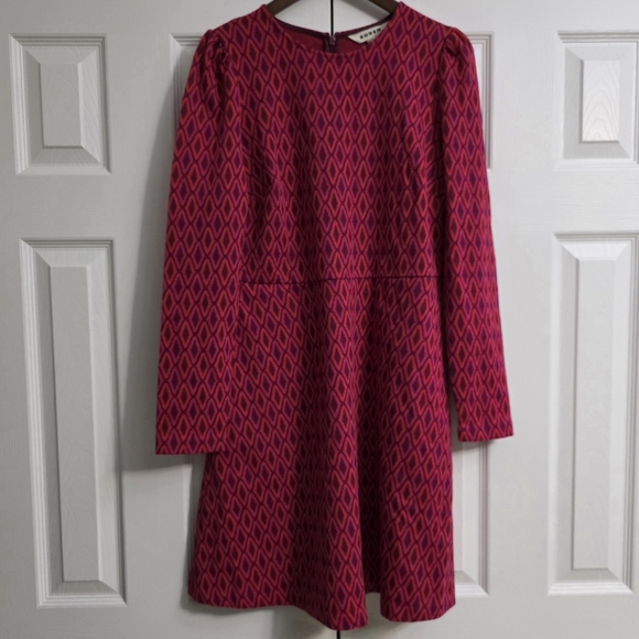 Boden USA Boden Jacquard A-line Mini Dress, Size 10 - Picture 5 of 8